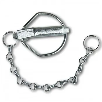 Zahradní traktor DEMA Zajišťovací kolík 15/60 mm s řetízkem na čep Kat. III