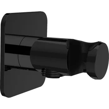 Sprchový držák Sanjet INFINITY BLACK Vyústění sprchy s držákem sprchy, mosaz, černá, E095041B