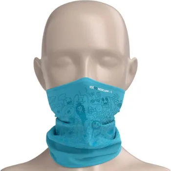 Šátek ZLEVNĚNO - Dětský antivirový nanošátek v limitované edici SE HO NEBOJÍM :-) tyrkysový