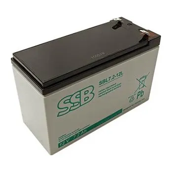 Článková baterie SECOMP Akumulátor olověný bezúdržbový 12V/7,2Ah, F2 (SSB) - 19.49.1207