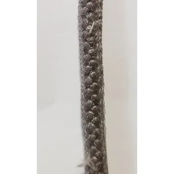 Krbová vložka Romotop TĚSNĚNÍ DVEŘÍ PR. 10 MM, TYP 84203/3W/0/0/0 - ŠEDÉ S OPLETEM