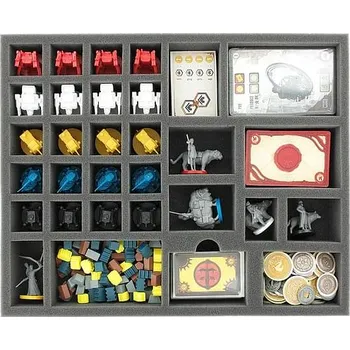 Příslušenství k deskovým hrám Pěnový pořadač Feldherr pro Scythe, 45 mm, 31 slotů