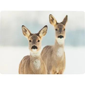 prostírání 4ks pevné korkové prostírání srnky - 30*40*0,4cm