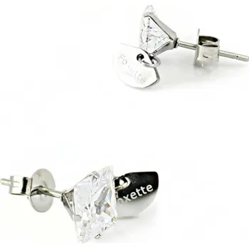 Náušnice Foxette Náušnice Foxette se zirkony chirurgická ocel JF_0242