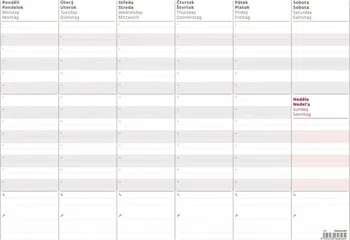 Kalendář Helma365 Týdenní plánovací mapa A3 2020