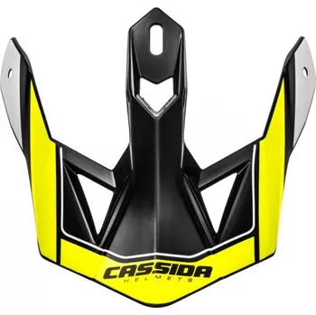 Helma na motorku kšilt pro přilby Cross Pro II, CASSIDA (žlutá fluo/černá/bílá)