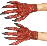 Smiffys Čertovské rukavice s černými…