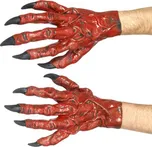Smiffys Čertovské rukavice s černými…