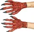 Karnevalový doplněk Smiffys Čertovské rukavice s černými drápy