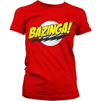 Dámské tričko A.B. Dámské tričko The Big Bang Theory: Bazinga, velikost S