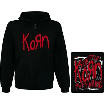 Pánská mikina mikina s kapucí a zipem Korn - Serenity Of Suffering
