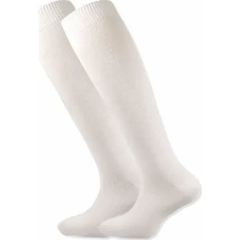 Podkolenky z ovčí vlny BÍLÉ 2 páry