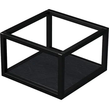 Koupelnový nábytek Krios Alu - police 35 cm, černá OALU 35/22 B