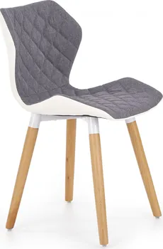 Jídelní židle Halmar K277 bílá/šedá