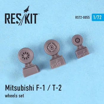 Plastikový model Reskit 1/72 Mitsubushi F-1 wheels set (ITAL,FUJI)