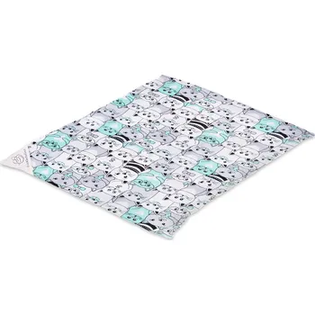 Dětská deka Eva Kiedroňová povlečení Kočičí láska mátová 90x130 cm