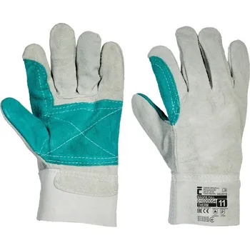 Příslušenství pro gril Pracovní žáruzvdorné rukavice CERVA MAGPIE FULL, 250°C (Celokožené pracovní rukavice (pár), 250°C)