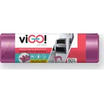 Vigo pytle na odpadky s uchy, 60l, 60x77 cm, HDPE, fialové,vůně levandule, 18ks, 10 µm