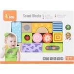 VIGA Dřevěné kostky se zvuky