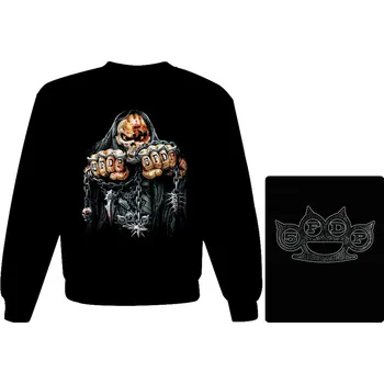 Pánská mikina mikina bez kapuce Five Finger Death Punch - Skull
