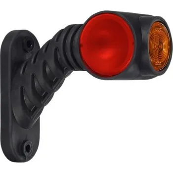 Přídavný světlomet Svítilna obrysová LED trojitá pravá- zkosené krátké tykadlo 12/24V HORPOL LD2035