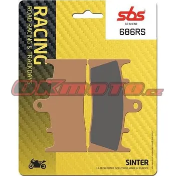 Brzdová destička Přední brzdové destičky SBS 686RS - Suzuki GSX-R 750, 750ccm - 94-99