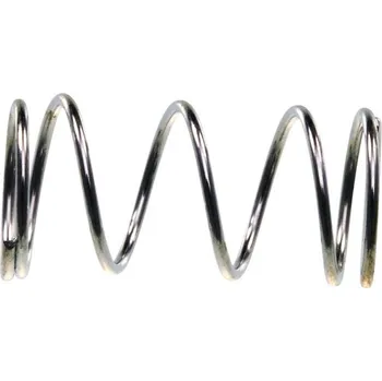 Nábytkové kování Pružina stlačná 7,0x12 zinek bílý, 10ks