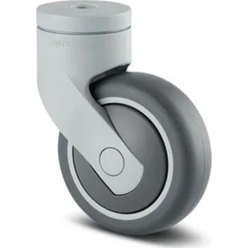 Dvoukolový ruční vozík Přístrojové kolo hygienické 75, otočné