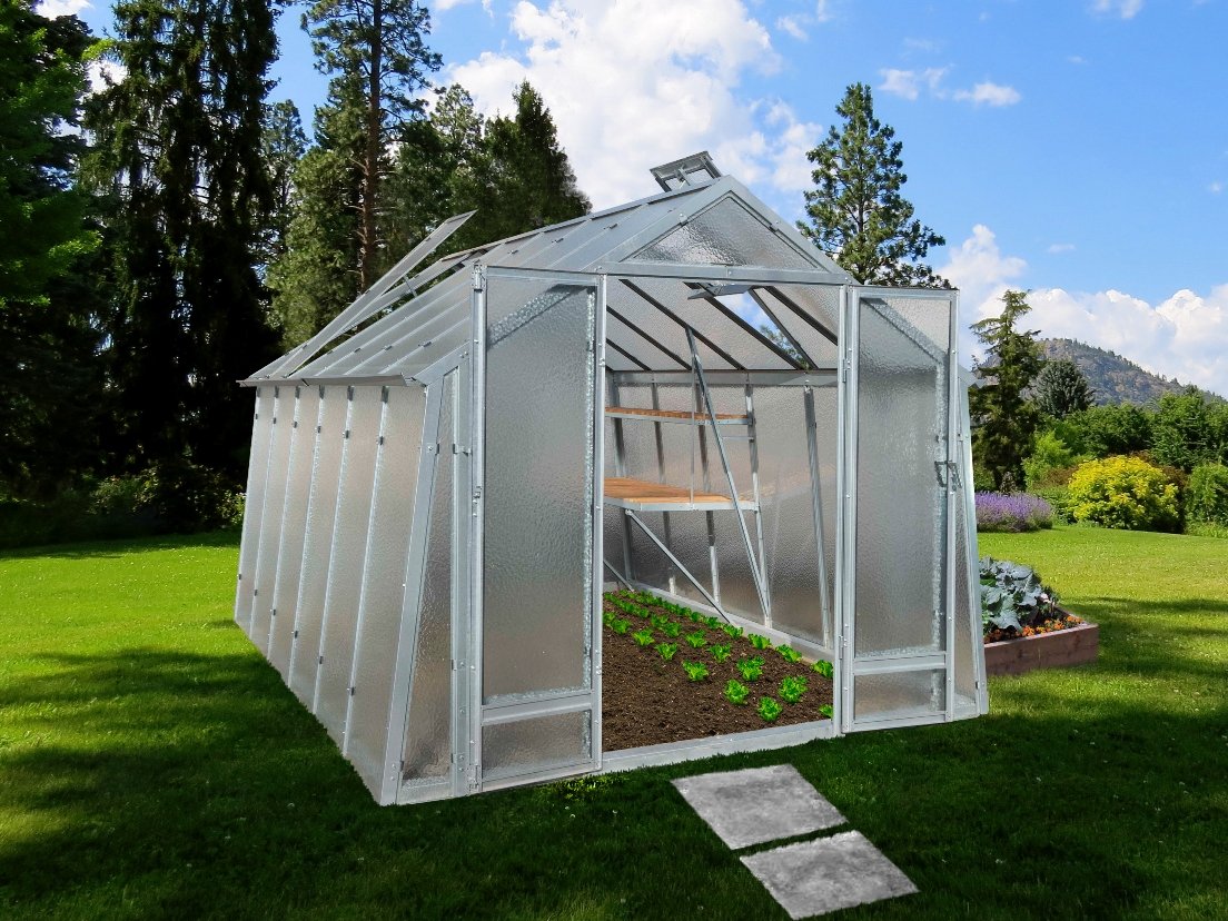 Skleník Ekogarden M 35 z polykarbonátu - 6 m