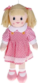 Panenka Hm Studio Textilní panenka 60 cm růžová/vzory