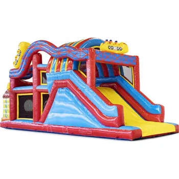 Skákací hrad Nafukovací dráha 9,5m | Velký skákací hrad - Lunapark | Profi provedení | Certifkováno