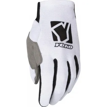 Moto oblečení Motokrosové rukavice yoko scramble bílá / černá xs (6)