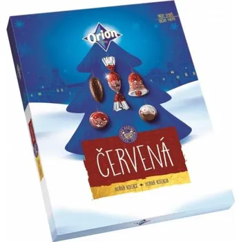 Nestlé Orion Vánoční kolekce 39 % hořká červená 435 g Čokoláda Nestlé Orion Vánoční kolekce 39 % hořká červená 435 g