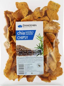 Chips Damodara Chipsy s chia semínky a rozmarýnem 100 g