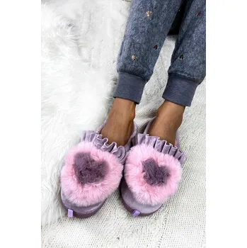 Dámské pantofle Prety Dámská papuče srdce MD0216PU Velikost: 37