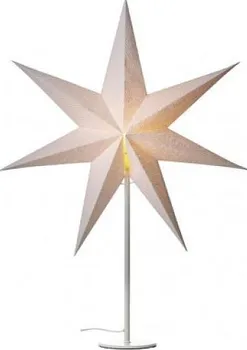 Vánoční osvětlení EMOS DCAZ06 svícen na žárovku s papírovou hvězdou