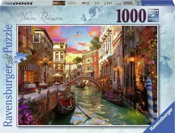 Puzzle Ravensburger Benátská romance 1000 dílků