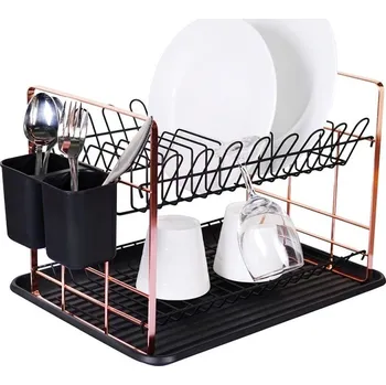 Berlingerhaus Black Rose Collection odkapávač na nádobí dvoupatrový Odkapávač na nádobí Berlingerhaus Black Rose Collection odkapávač na nádobí dvoupatrový