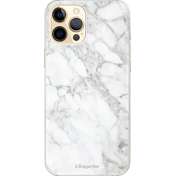 Pouzdro na mobilní telefon Odolné silikonové pouzdro iSaprio - SilverMarble 14 - iPhone 12 Pro