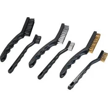 Drátěný kartáč Sada ocelových kartáčů, 6-ti dílná