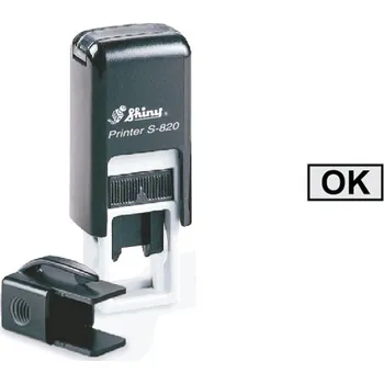 Razítko Razítko Shiny S-820 Printer Line, vlastní text 12 x 6 mm *Barva strojku: Černá