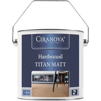 Olej na dřevo Ciranova HARDWAXOIL TITAN matt v 2,5 litrů
