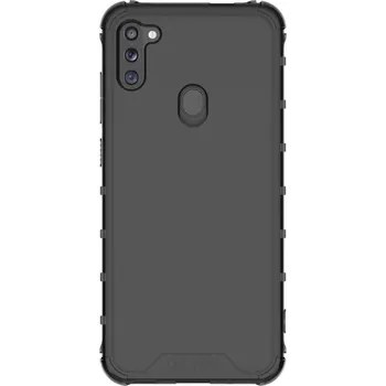 Pouzdro na mobilní telefon Samsung Poloprůhledný zadní kryt pro Samsung Galaxy M11 černé