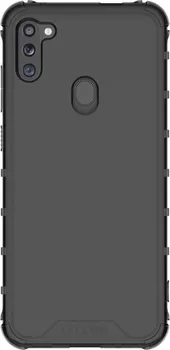 Pouzdro na mobilní telefon Samsung Poloprůhledný zadní kryt pro Samsung Galaxy M11 černé