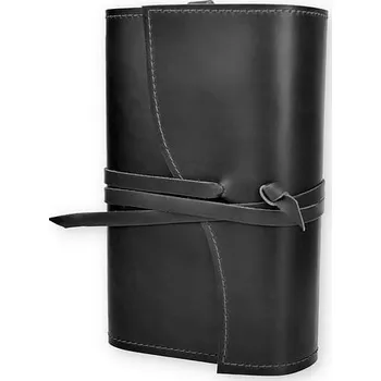 Obal na knihu imago Kožený obal na knihu, černý, velikost střední