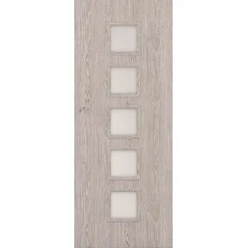 Interiérové dveře Posuvné dveře Vedi 5*5 70P dub stříbrný