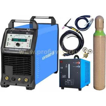 Svářečka Kühtreiber SET 2 MAKin 320 P HF AC/DC + chlazení + hořák SR18 +