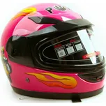 Dětská moto helma integrální růžová - Dětská moto přilba PHX