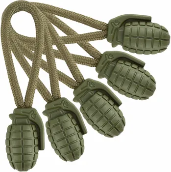 Módní doplněk Přívěsek Ring Puller granát černý M