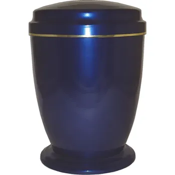 Smuteční dekorace Obal hliníkový, modrá metalická